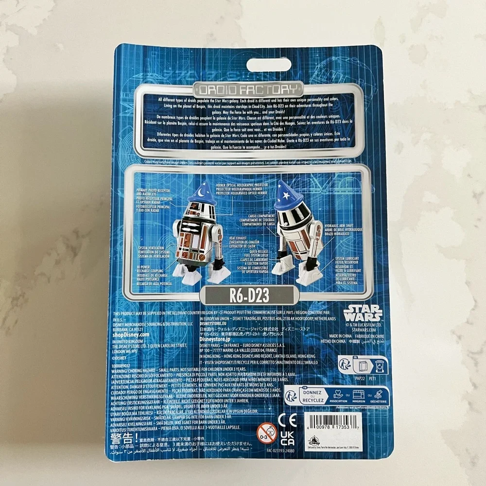 Disney D23 2024 R6-D23 Star Wars Droid Factory Figure NEW